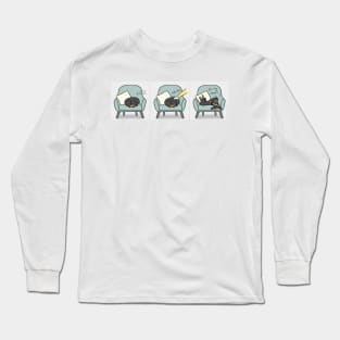 Dachshund, Do My Chest - Sausage Prince Comics Long Sleeve T-Shirt